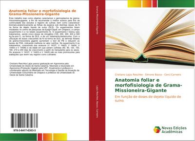 Anatomia foliar e morfofisiologia de Grama-Missioneira-Gigante