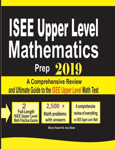 ISEE Upper Level Mathematics Prep 2019