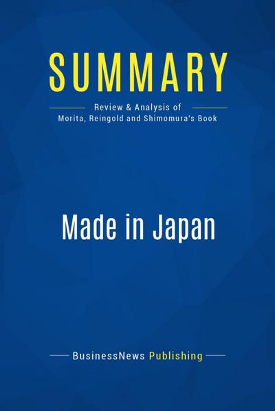 Summary: Made in Japan