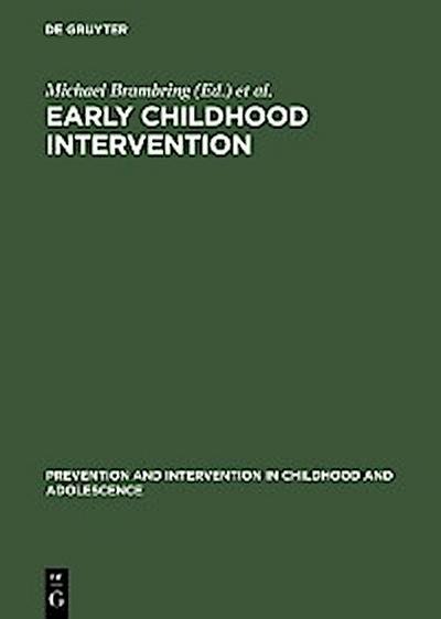 Early Childhood Intervention