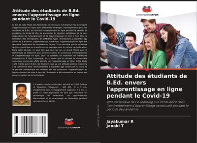 Attitude des étudiants de B.Ed. envers l’apprentissage en ligne pendant le Covid-19