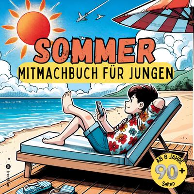 Mitmachbuch für Jungen Sommer - Für clevere Kinder 8-12 Jahre - Ausmalen, Witze, Labyrinthen, Wimmelbilder + mehr