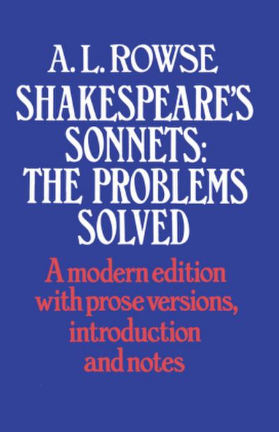 Shakespeare’s Sonnets