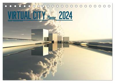 VIRTUAL CITY PLANER 2024 (Tischkalender 2024 DIN A5 quer), CALVENDO Monatskalender