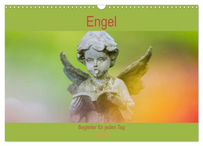 Engel - Begleiter für jeden Tag (Wandkalender 2024 DIN A3 quer), CALVENDO Monatskalender
