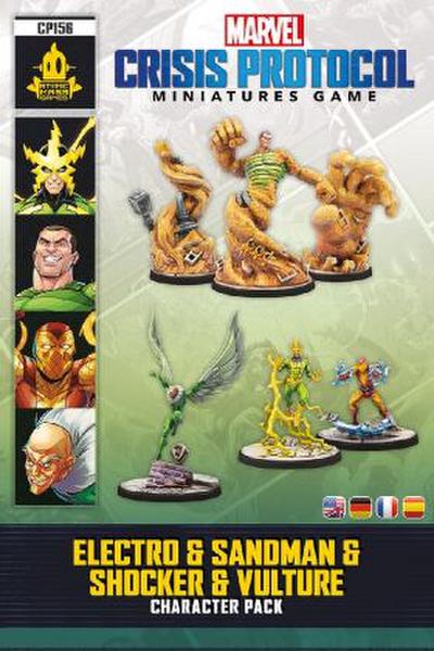 Marvel: Crisis Protocol  Electro, Sandman, Shocker & Vulture