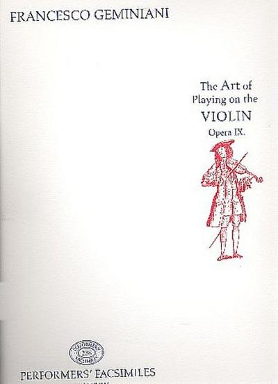 The Art of Playing the Violin op.9