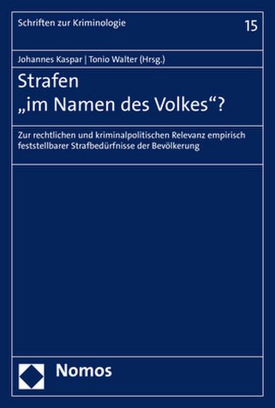 Strafen ’im Namen des Volkes’?