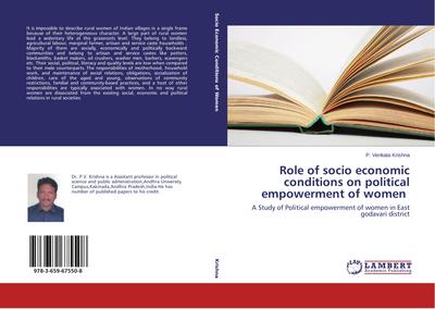 Role of socio economic conditions on political empowerment of women