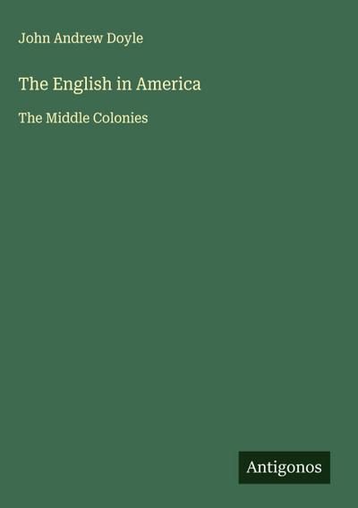 The English in America