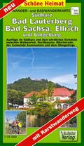 Wander- und Radwanderkarte Südharz, Bad Lauterberg, Bad Sachsa, Ellrich und Umgebung
