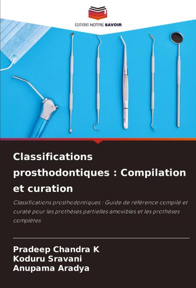 Classifications prosthodontiques : Compilation et curation