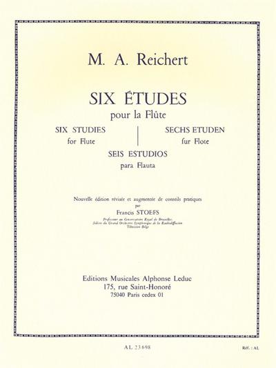 6 études pour flûte