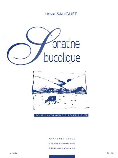 Sonatine bucoliquepour saxophone alto et piano