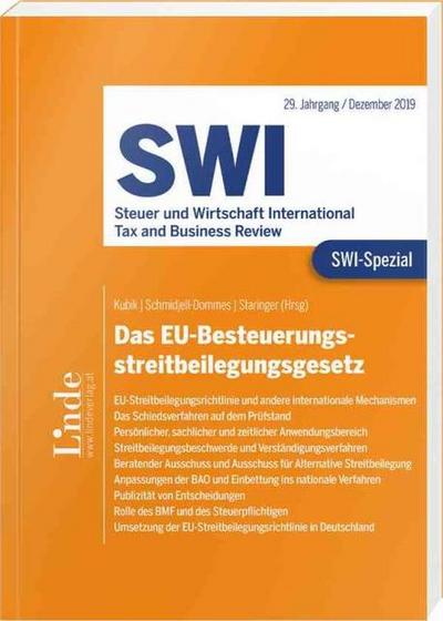 SWI-Spezial EU-Besteuerungsstreitbeilegungsgesetz