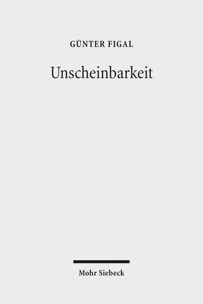 Unscheinbarkeit