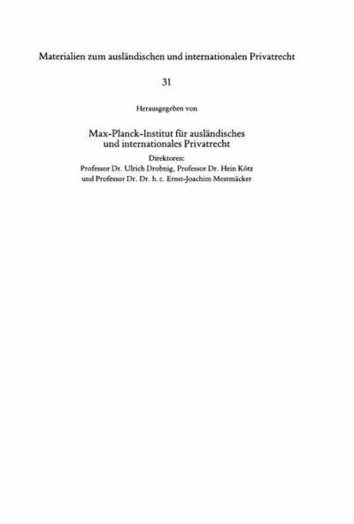 Vorschläge und Gutachten zur Reform des deutschen internationalen Privatrechts der außervertraglichen Schuldverhältnisse