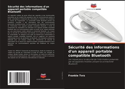 Sécurité des informations d’un appareil portable compatible Bluetooth
