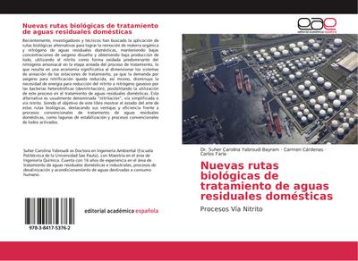 Nuevas rutas biológicas de tratamiento de aguas residuales domésticas