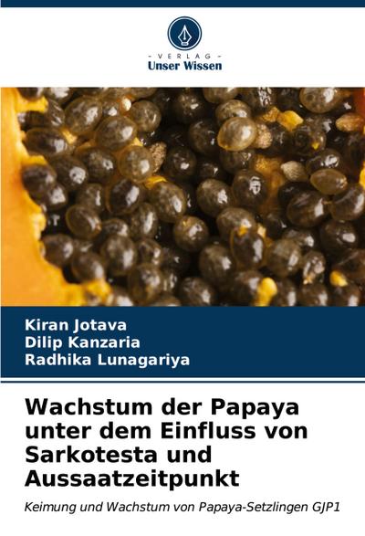 Wachstum der Papaya unter dem Einfluss von Sarkotesta und Aussaatzeitpunkt