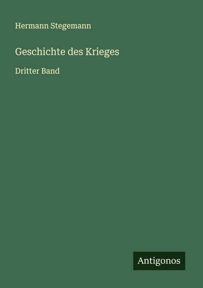 Geschichte des Krieges