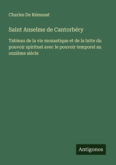 Saint Anselme de Cantorbéry