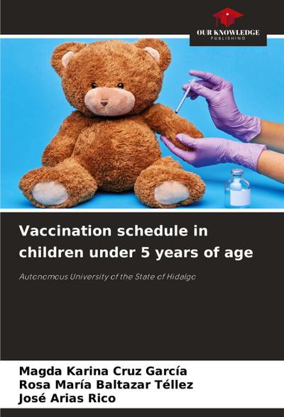 Vaccination schedule in children under 5 years of age