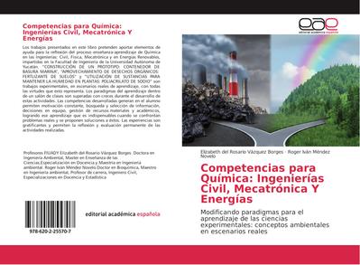 Competencias para Química: Ingenierías Civil, Mecatrónica Y Energías