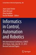 Informatics in Control, Automation and Robotics