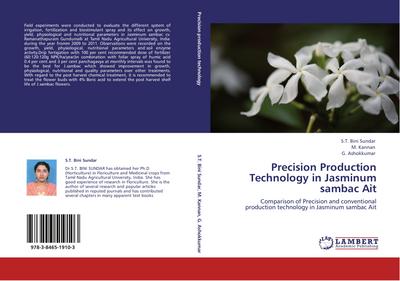 Precision Production Technology in Jasminum sambac Ait