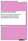 Die Entwicklung des modal split im Personenfernverkehr innerhalb Deutschlands und ihre Ursachen