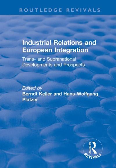 Industrial Relations and European Integration