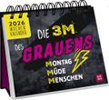 Die 3 M des Grauens: Montag. Müde. Menschen. - Mini-Wochenkalender 2026