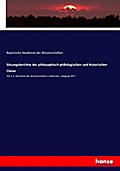 Sitzungsberichte der philosophisch-philologischen und historischen Classe