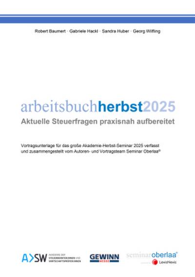 Arbeitsbuch Herbst 2025 Seminar Oberlaa