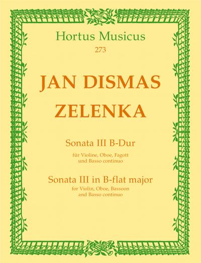 Sonate B-Dur Nr.3 für Violine, Oboe, Fagott und Bc
