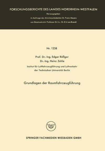 Grundlagen der Raumfahrzeugführung