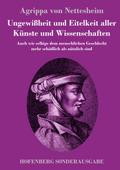 Ungewißheit und Eitelkeit aller Künste und Wissenschaften