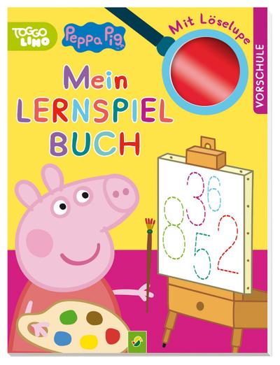 Peppa Pig Mein Lernspielbuch mit Löselupe. Mit wutzig viel Spaß durch die Vorschulzeit: Für Kinder ab 4 Jahren (Kindergarten, Vorschule, Einschulung)