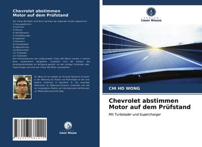 Chevrolet abstimmen Motor auf dem Prüfstand