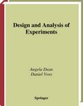 Design and Analysis of Experiments