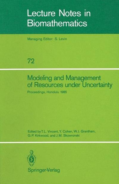 Modeling and Management of Resources under Uncertainty