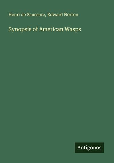 Synopsis of American Wasps