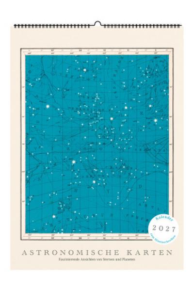 Astronomische Karten. Wandkalender 2027