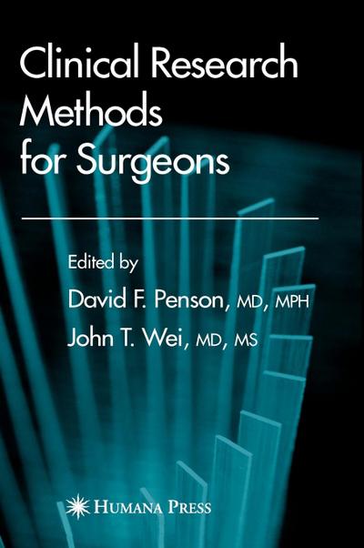 Clinical Research Methods for Surgeons