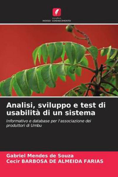 Analisi, sviluppo e test di usabilità di un sistema