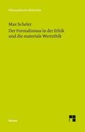 Der Formalismus in der Ethik und die materiale Wer
