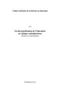 La decentralisation de l’education en Afrique subsaharienne