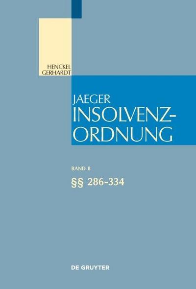 Insolvenzordnung §§ 286-334