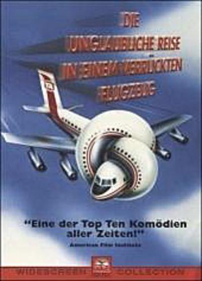 Die unglaubliche Reise in einem verrückten Flugzeug, 1 DVD, 1 DVD-Video